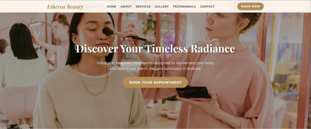 Salon Website Template