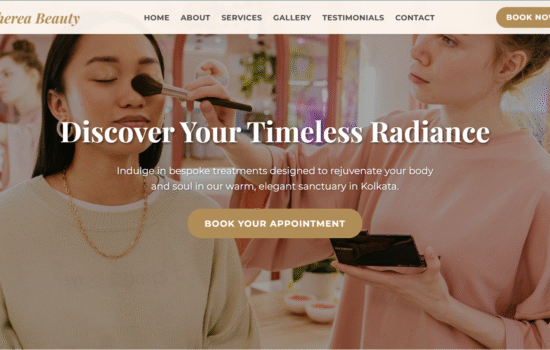 Salon Website Template