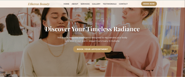 Salon Website Template